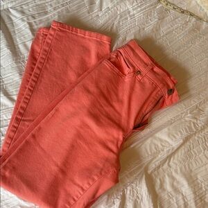 Gloria Vanderbilt Coral High-Rise Jeans